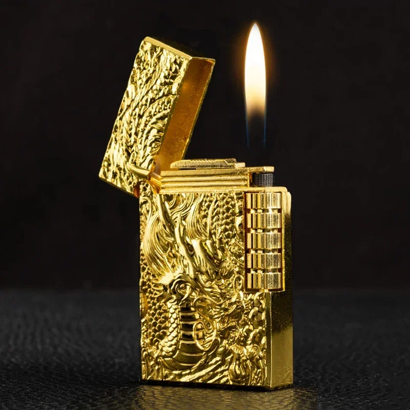 Fire Starting Kit - Briquet à silex Dragon Gas Jet,