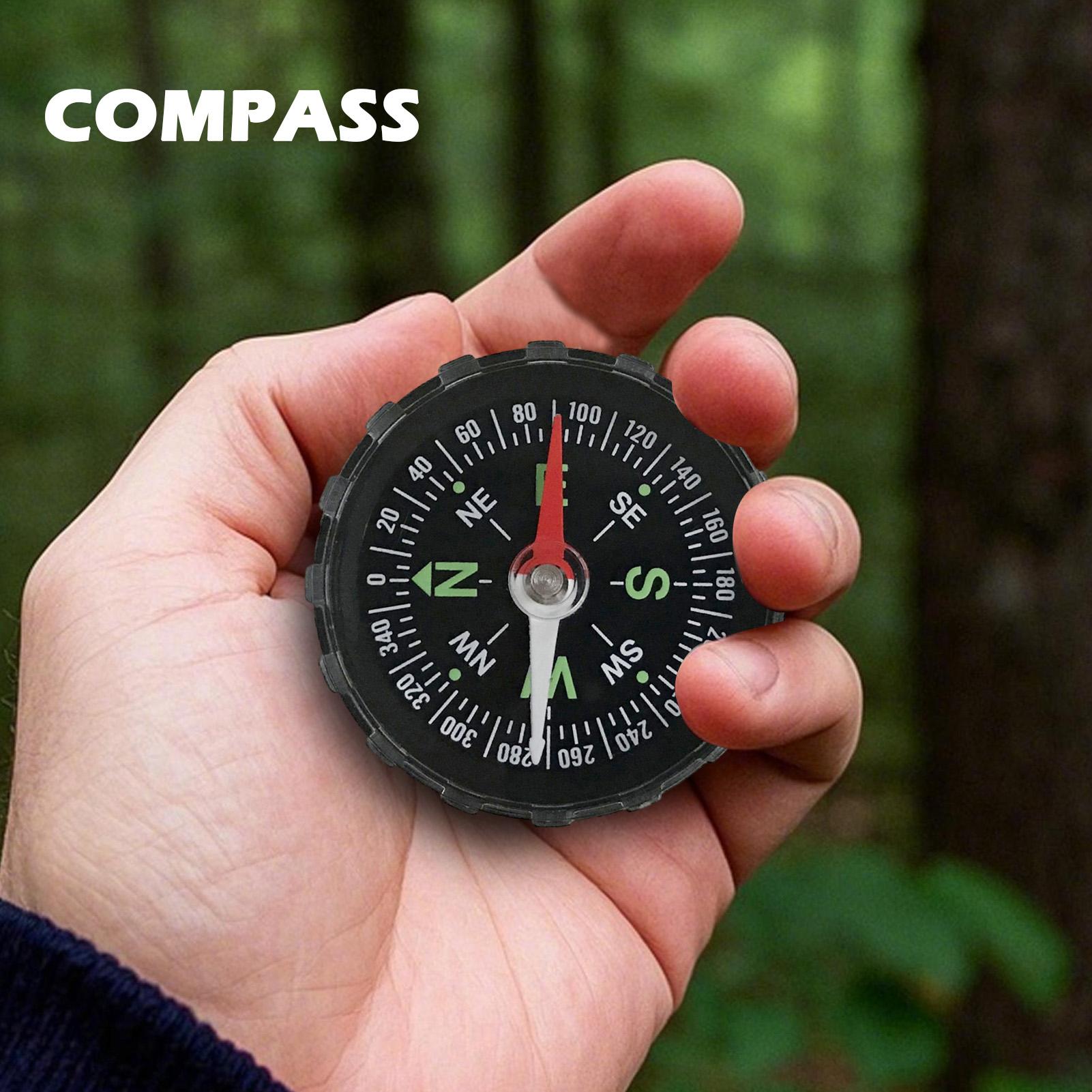 Compass Lensatic - Boussole de randonnée étanche multifonctionnelle avec
