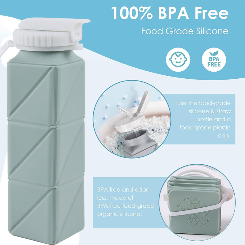 Bouteille d'eau pliable de 620 - Water Bag Collapsible avis et prix