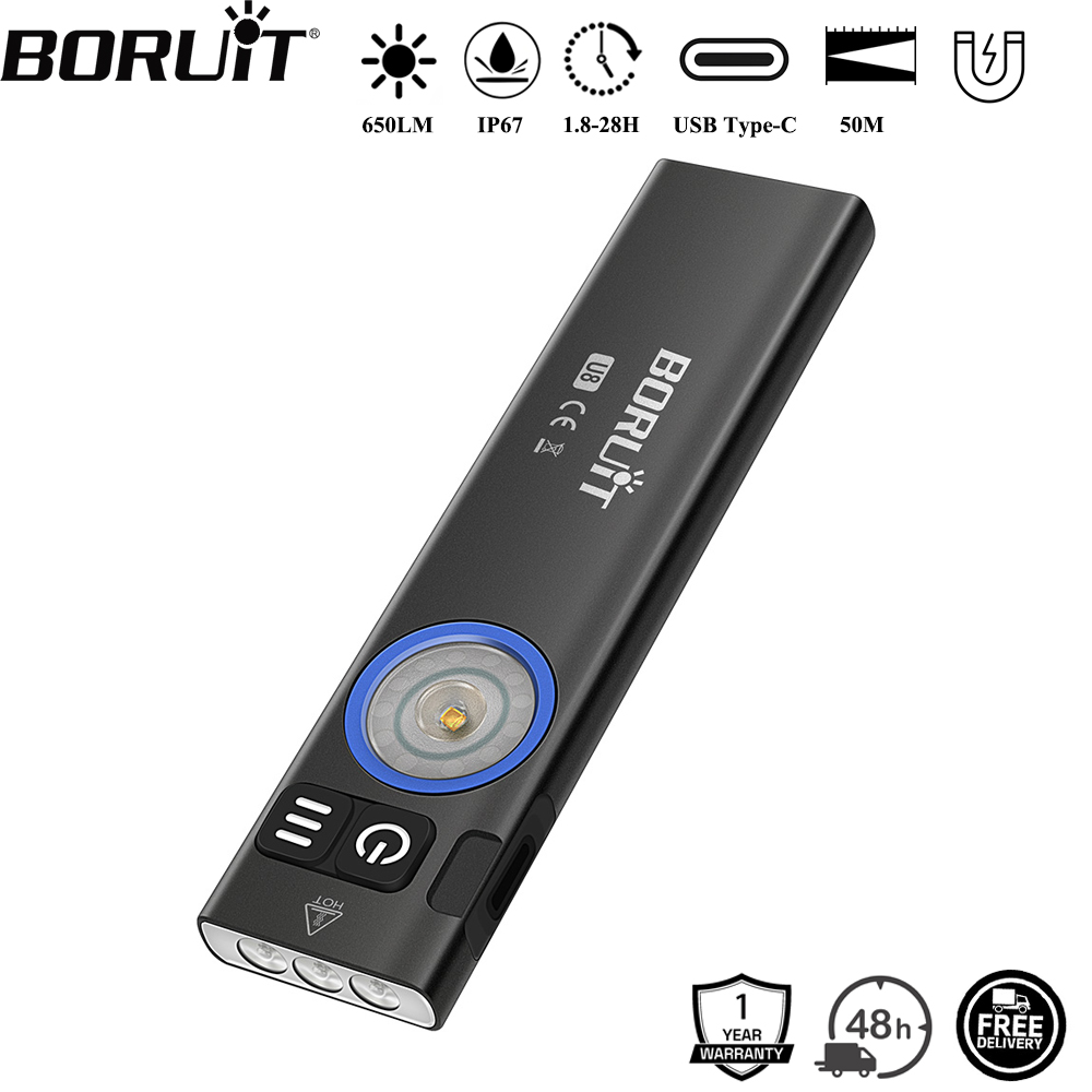 BORUiT U8 650LM EDC lampe de p - Fishing Kit Compact avis et prix