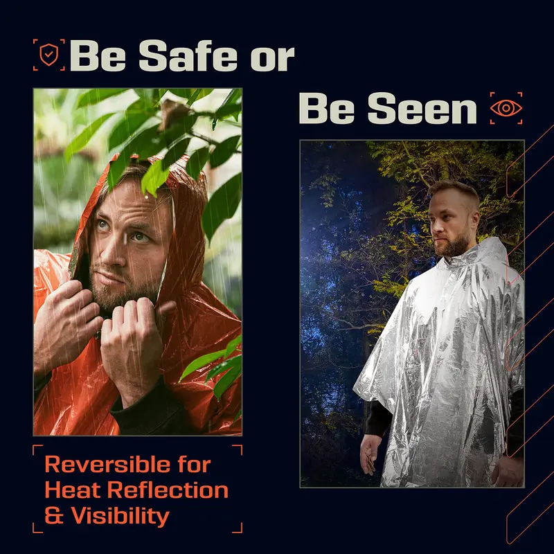 Poncho de pluie d'urgence à ca - Emergency Poncho Rain avis et prix