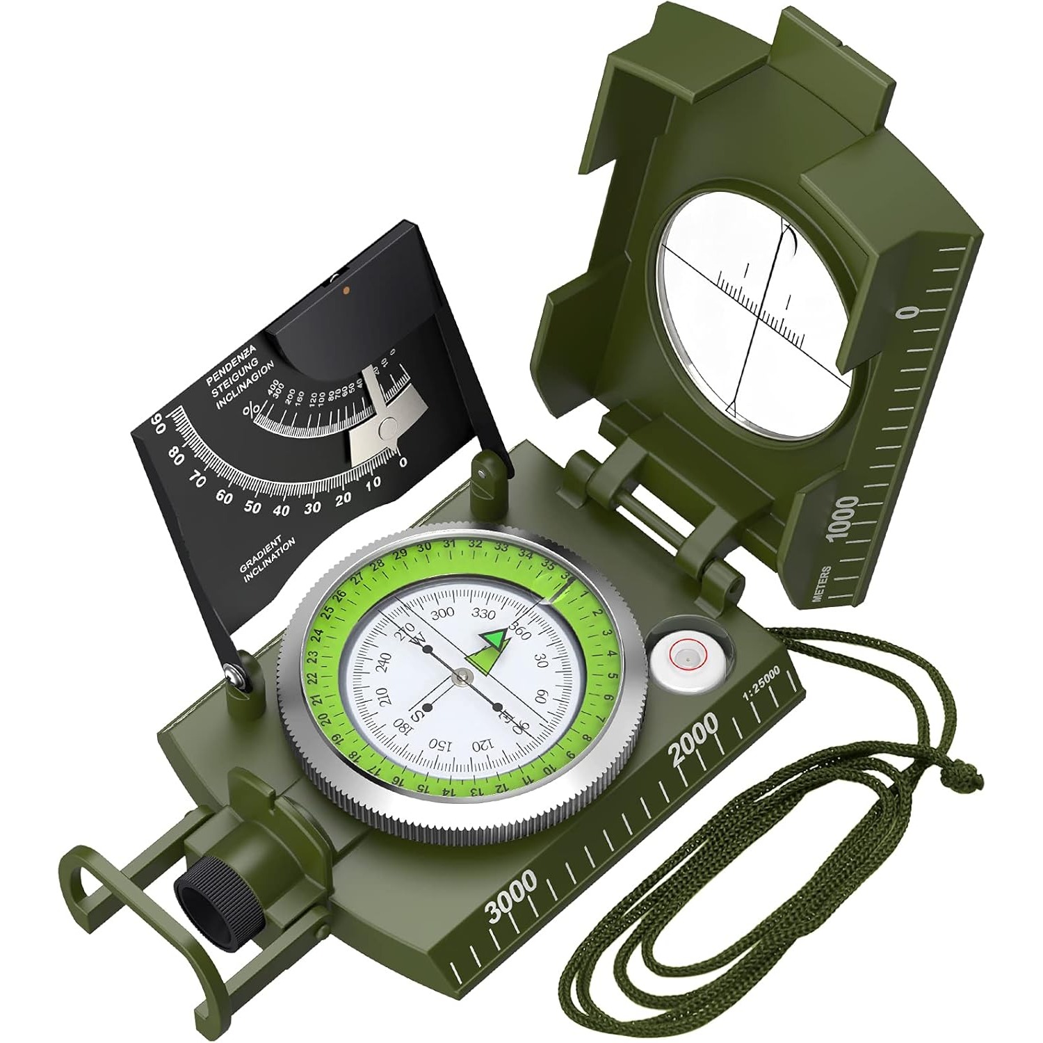 Boussole Proster IP65 - Visée  - Compass Lensatic avis et prix