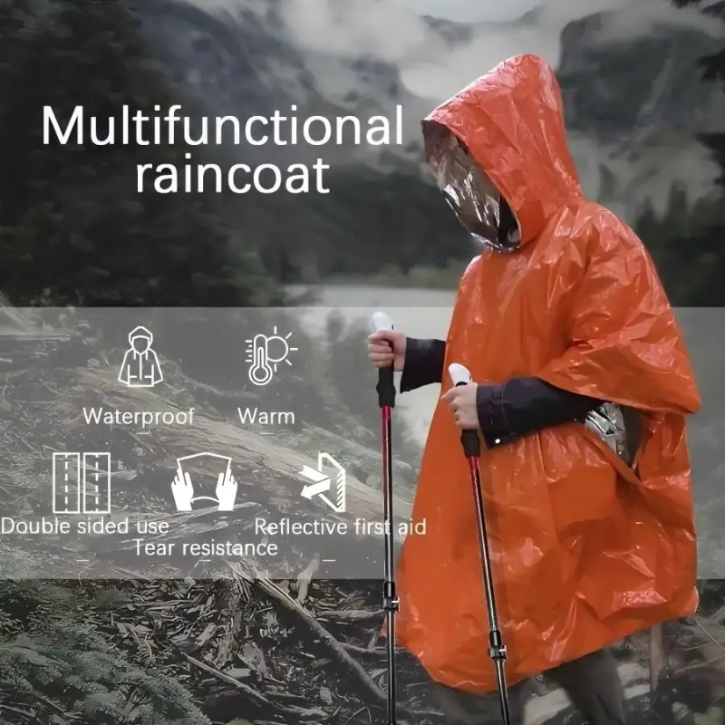 Manteau de pluie multifonction - Emergency Poncho Rain avis et prix