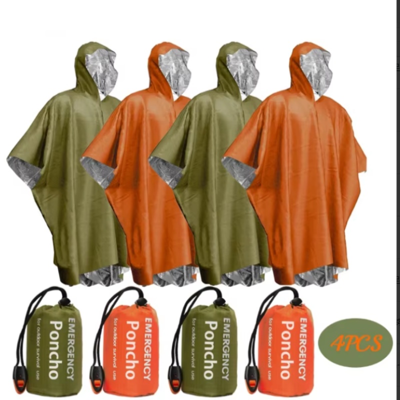 Ensemble de 4 pièces de poncho - Survival Blanket Reflective avis et prix