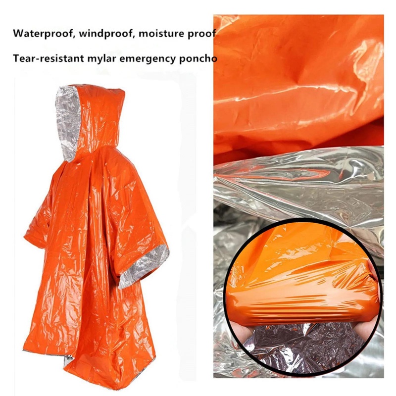 Ensemble de 4 pièces de poncho - Survival Blanket Reflective avis et prix