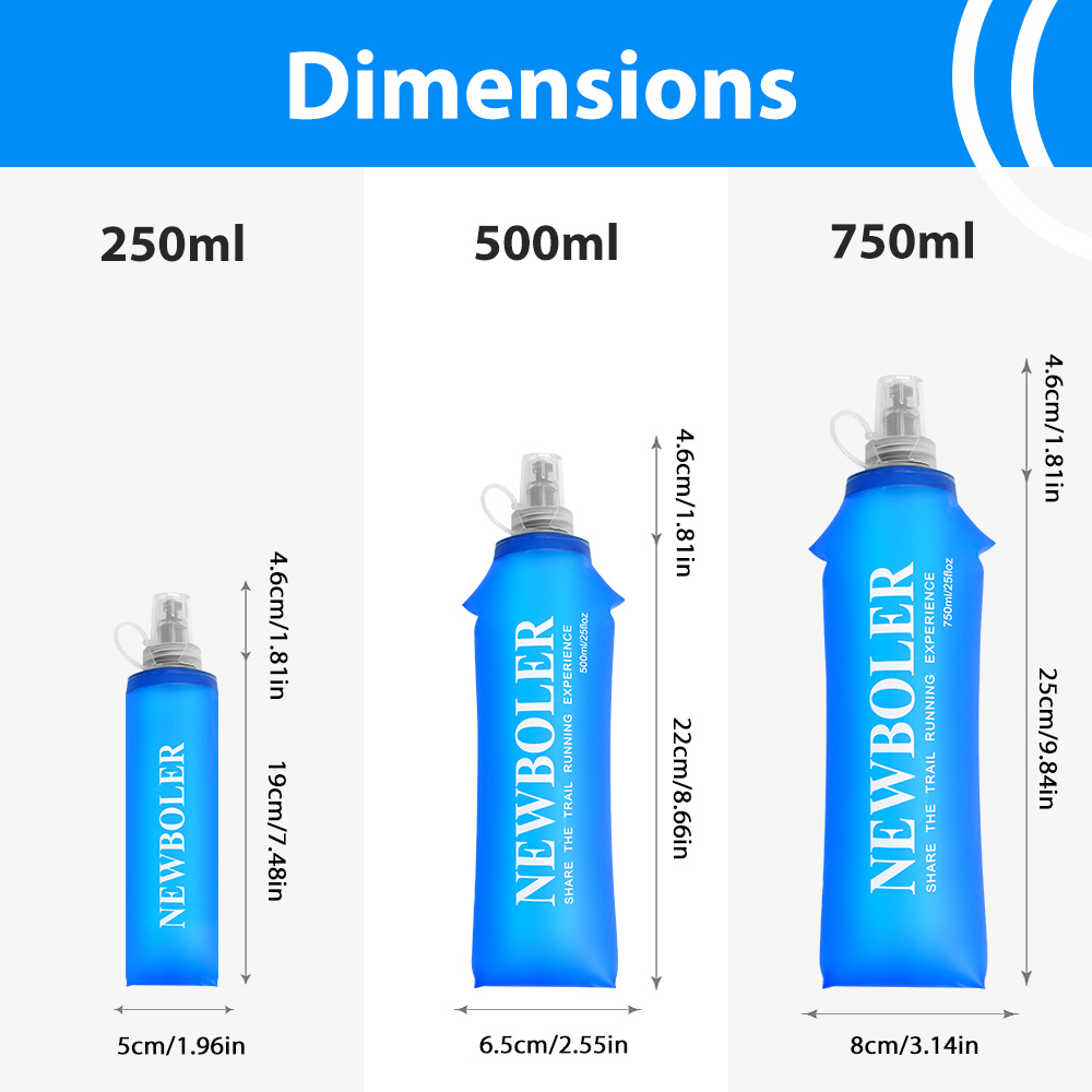 Bouteille d'Eau Souple Pliable - Water Bag Collapsible avis et prix